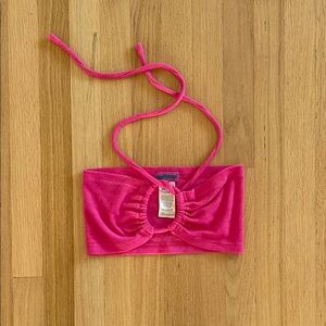 Edikted pink crop top
